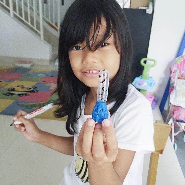 Lalu gambar badan ikan #craftwithZK